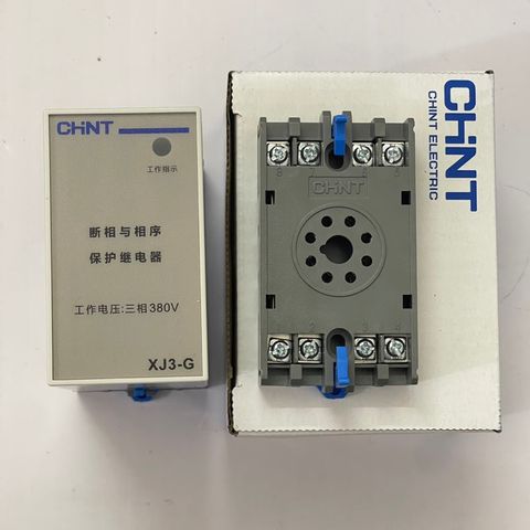 ✅ [Chính hãng CHINT 100%] Bảo vệ mất pha, XJ3-G, XJ3-D Bảo vệ thấp áp, quá áp, đảo pha, XJ3G, XJ3D