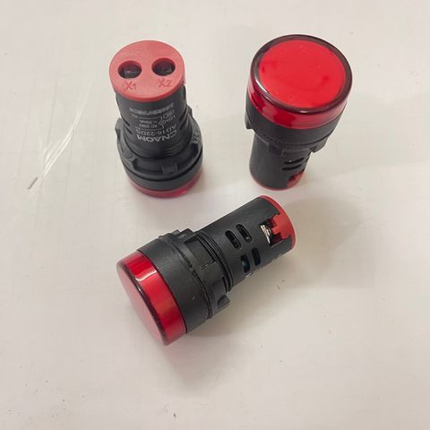 ✅ [Combo 5 cái] Đèn báo Pha Phi Φ22- 12V, 24V, 36V, 220V, 380V, 3 màu Đỏ, Vàng, Xanh, loại AD16-22DS, Phi 22