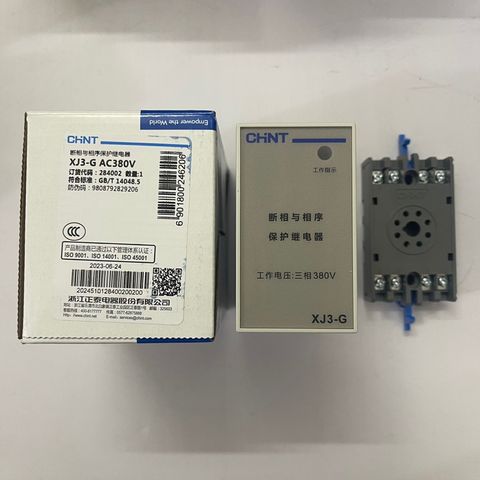 ✅ [Chính hãng CHINT 100%] Bảo vệ mất pha, XJ3-G, XJ3-D Bảo vệ thấp áp, quá áp, đảo pha, XJ3G, XJ3D