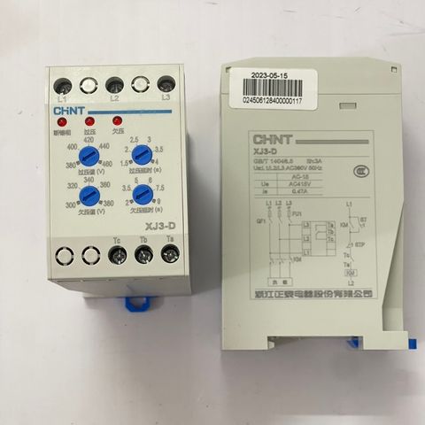 ✅ [Chính hãng CHINT 100%] Bảo vệ mất pha, XJ3-G, XJ3-D Bảo vệ thấp áp, quá áp, đảo pha, XJ3G, XJ3D