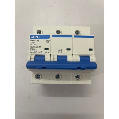 ✅ [ CHÍNH HÃNG CHINT 100%] Aptomat AC 3P, Át cài Chint 10A, 16A, 20A, 32A, 40A, 50A, 63A, 80A, 100A, 125A, NXB-63 MCB 3P
