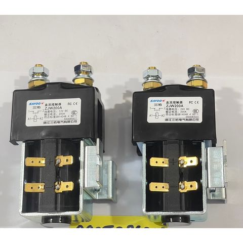 ✅ Khởi động từ DC 12V, 24V, 36V, 48V, 60V, 72V dùng cho xe nâng, cho ben nâng điện 12V 24V, Contactor SAYOON