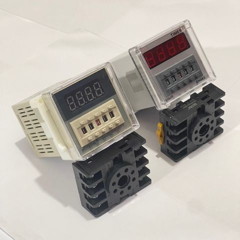 ✅ Rơ le thời gian DH48S-S, DH48S-1Z, DH48S-2Z kèm Đế, nguồn 24VDC, 220VAC, Relay Timer