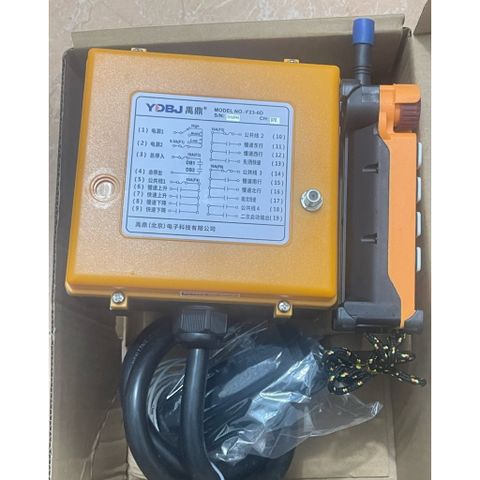 ✅ Bộ điều khiển từ xa F23-6D, loại 6 kênh, 2 cấp tốc độ, nguồn 380V (F23 6D)