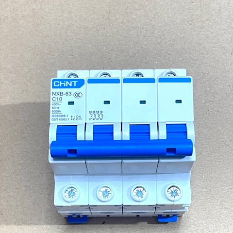 ✅ [Chính hãng 100%] Aptomat AC 4P CHINT, 10A, 16A, 20A, 25A, 32A, 40A, 50A, 63A, 80A, 100A, 125A, Loại Át cài