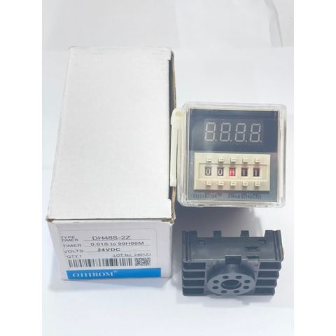 ✅ Rơ le thời gian DH48S-S, DH48S-1Z, DH48S-2Z kèm Đế, nguồn 24VDC, 220VAC, Relay Timer