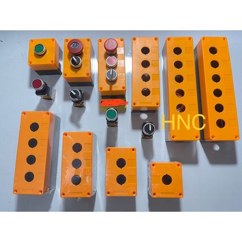 ✅ VỎ HỘP điều khiển cho nút nhấn không đèn, có đèn Lỗ 