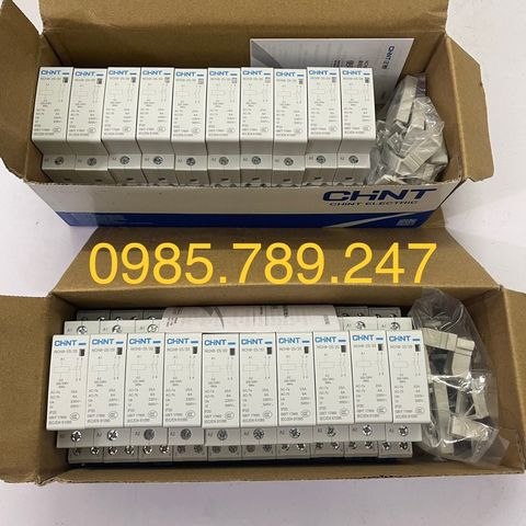 [Chính hãng 100%] Khởi động từ 1 Pha 220V CHINT 25A - 40A, 2P/220V, Contactor 25A, 40A - 2P, AC 220V