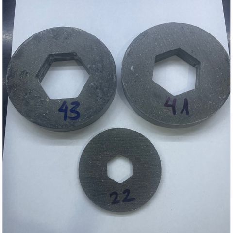 ✅Tấm phíp phanh Ø100x41, Ø100x43, Ø72x22, bố thắng dùng cho động cơ giảm tốc, lỗ lục giác 22mm, 41mm, 43mm