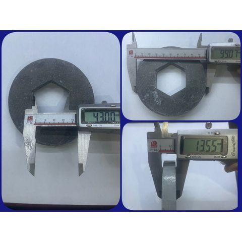 ✅Tấm phíp phanh Ø100x41, Ø100x43, Ø72x22, bố thắng dùng cho động cơ giảm tốc, lỗ lục giác 22mm, 41mm, 43mm