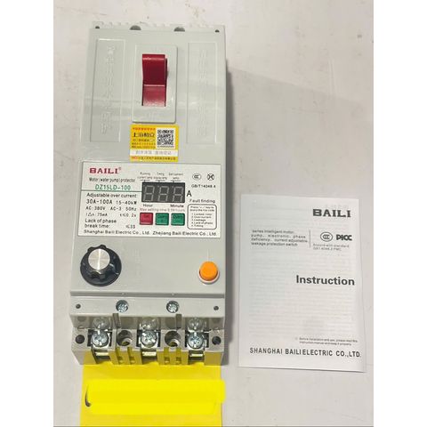 ✅ [BAILI] Aptomat 3P Bảo vệ pha BALI 10A, 32A, 40A, 50A, 63A, 75A, 85A, 100A bảo vệ quá tải, chống giật, hẹn giờ tắt máy