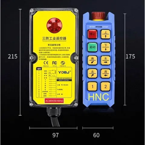 ✅ Điều khiển từ xa 8 kênh SIÊU BỀN F21-8S+, 12V, 24V, 220V, 380V, 36V, chống nước chống va đập