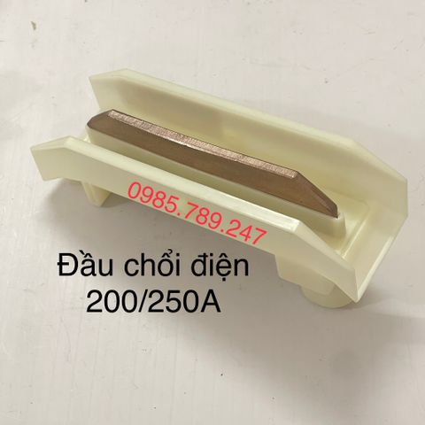 Chổi tiếp điện 1P 200A, 250A, 500A, 800A, Chổi trượt, dây trượt, thanh quẹt, chổi than, ray trượt