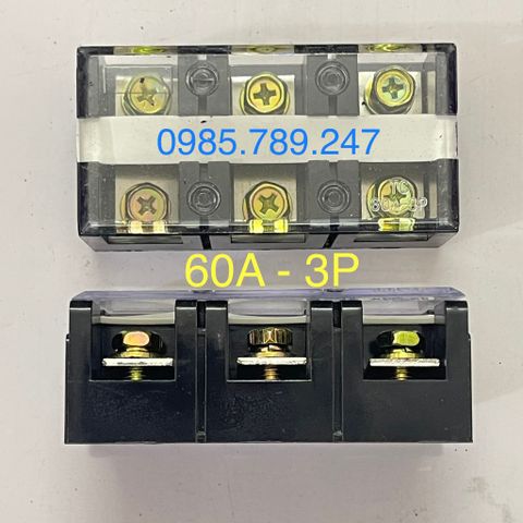 ✅ Cầu đấu điện Domino 3P 60A, 100A, 150A, 200A - 3P60A, 3P100A, 3P150A, 3P200A (Loại tốt)