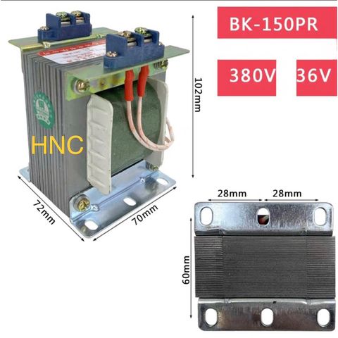 ✅ Biến áp 36V BK-50PR, BK-100PR, (50VA, 100VA, 150VA, 200VA) Nguồn Vào 380V, ra 36VAC