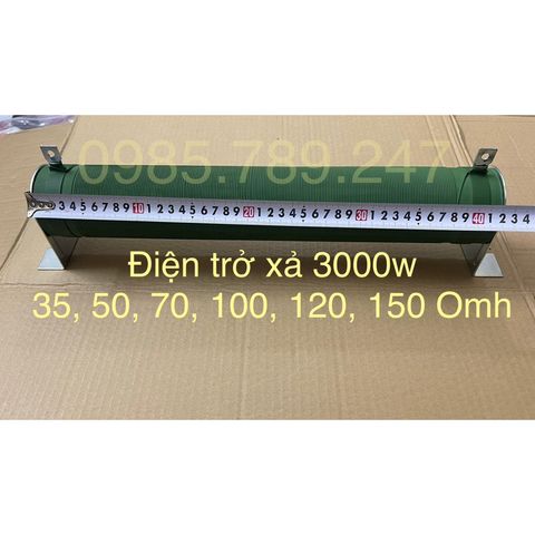 ✅ Điện trở xả 3000W, 3 kW 35 omh, 50 omh, 70 omh, 100 omh, 120 omh, 150 omh cho biến tần.