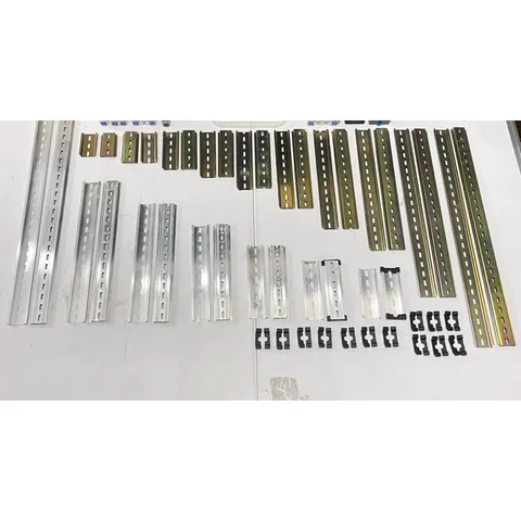 ✅ Combo 10 Thanh ray nhôm, thanh ray sắt (Hàng đẹp), thanh cài, gài Aptomat, khởi, dài từ 6cm - 50 cm, rail 35mm dày 1mm