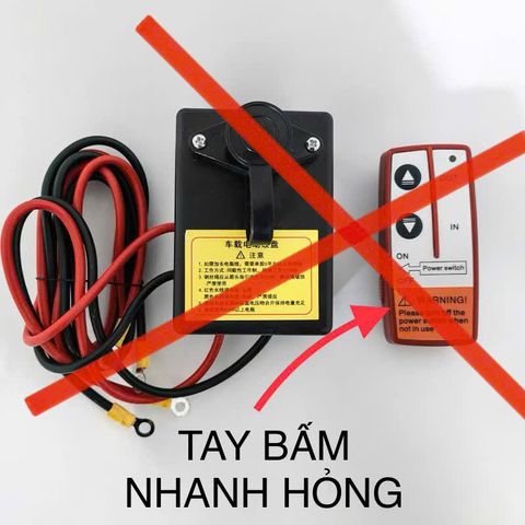 ✅ Điều khiển từ xa cho tời Điện Ác quy 12V, 24V từ 2000 lbs, 3000 lbs, 4000 lbs, 6000 lbs, 9000 lbs, 12000 lbs, 13500lbs