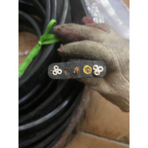 Cáp dẹt (cáp dẹp) cho pa lăng, cẩu trục, máy móc thiết bị công nghiệp 4x1.5, 4x2.5, 4x4, 4x6, 12x1.5, 16x1.5, 3x4+6x1.5