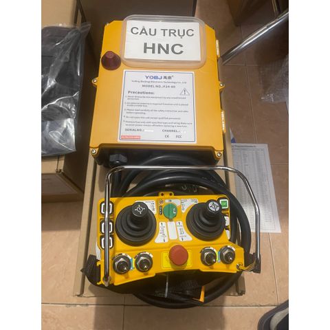 ✅ Điều khiển từ xa F24-60 dùng cho cẩu tháp, vận thăng, cần trục, trạm trộn bê tông, nguồn 12V, 24V, 220V, 380V