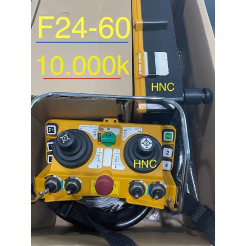 ✅ Điều khiển từ xa F24-60 dùng cho cẩu tháp, vận thăng, cần trục, trạm trộn bê tông, nguồn 12V, 24V, 220V, 380V
