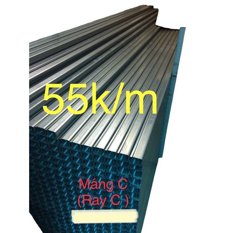 ✅ Máng C30, Máng C, ray C30, C30 - 30x32x1.8 Thép mạ kẽm, inox cho Pa lăng Cầu trục