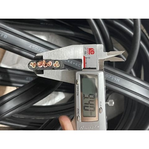 ✅ Cáp dẹt 3x4+6x1.5mm2, 3x6mm2+6x1.5mm2, 3x10+6x1.5mm2