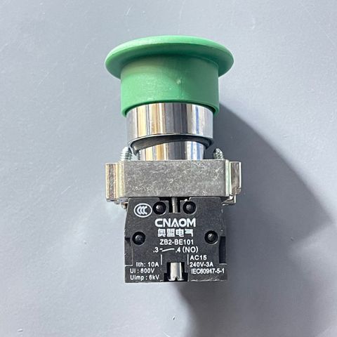 ✅ Nút STOP, Công tắc Đầu Nấm, Loại Loại màu Đỏ (thường đóng) và Màu xanh (thường mở)