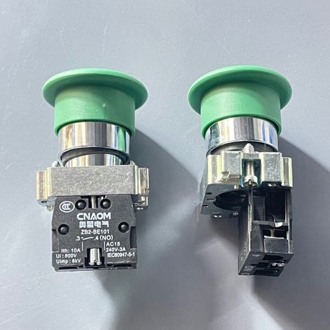 ✅ Nút STOP, Công tắc Đầu Nấm, Loại Loại màu Đỏ (thường đóng) và Màu xanh (thường mở)