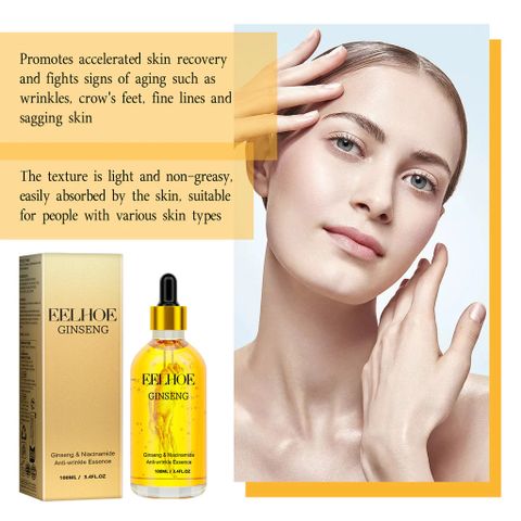 Ginseng Serum Tinh Chất Sâm Nguyên Chất - Công Thức Vàng Dưỡng Trắng Mờ Thâm, Se Khít Lỗ Chân Lông, Ngăn Ngừa Mụn