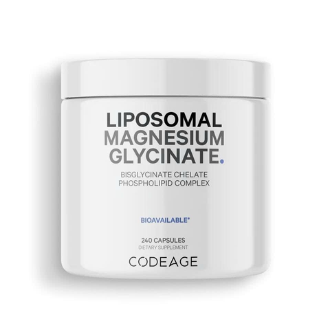 Viên Bổ Sung Magie Codeage Liposomal Magnesium Glycinate 240 Viên