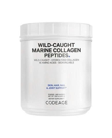 (Nhập Khẩu) Bột Uống Collagen Codeage Marine Peptides 9000mg - Tăng Cường Đẹp Da, Giúp Da Săn Chắc và Căng Mịn