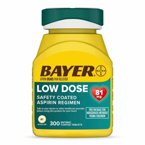 Bayer low dose 81mg 300 viên hàng Mỹ
