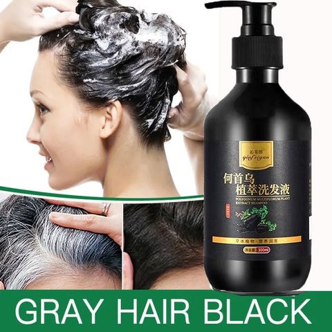 Tóc chuyển sang màu đen dầu gội đầu, tóc trắng Dầu gội đầu chuyển sang màu đen Dầu gội thảoo dượcc tự nhiên Sửa chữaa tóc