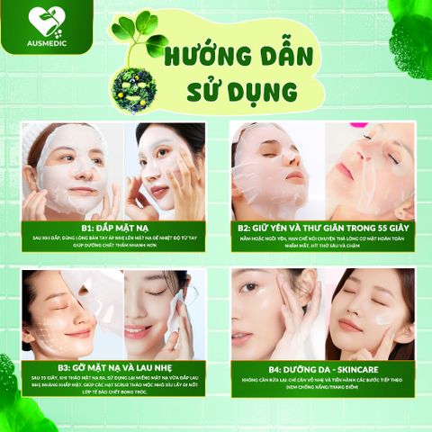 (Tặng không bán) Mặt Nạ Thảo Mộc Nhật Bản Botanical Esthe Moist C (Vitamin C) Dưỡng Sáng & Cấp ẩm 55 Giây (Hộp 30 Miếng)