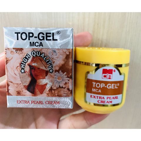1 HỘP KEM DƯỠNG TRẮNG DA MỜ NÁM TOP-GEL MCA 18G - SẢN PHẨM CỦA ĐÀI LOAN