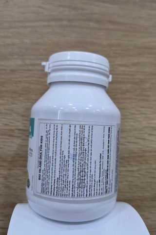 Viên uống DHA cho trẻ Bioisland 60 viên nhập chính ngạch - Hỗ trợ sức khỏe não bộ và thị lực, thực phẩm chức năng cho bé từ 4 tuần tuổi trở lên