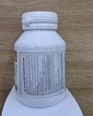 Viên bổ sung Canxi Bioisland Milk Calcium cho trẻ nhập chính ngạch - 90 viên viên nang mềm hỗ trợ phát triển chiều cao và xương chắc khỏe từ Úc