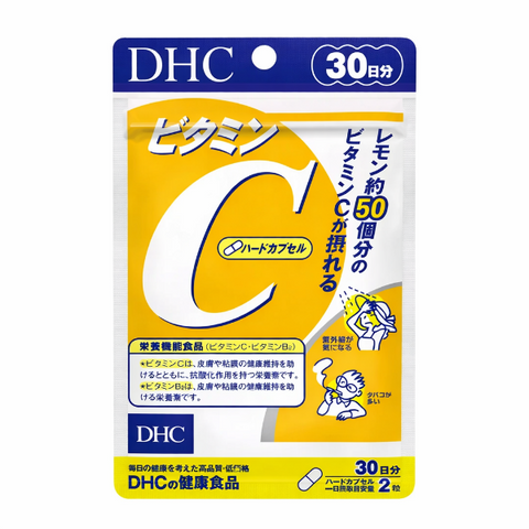 Viên uống DHC Vitamin C 1000mg hỗ trợ đề kháng sáng da 30 ngày (Gói 60 viên)