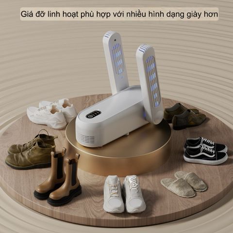Máy Sấy Giày Thông Minh 20 Phút – Khử Mùi, Sấy Nhanh, Hẹn Giờ An Toàn