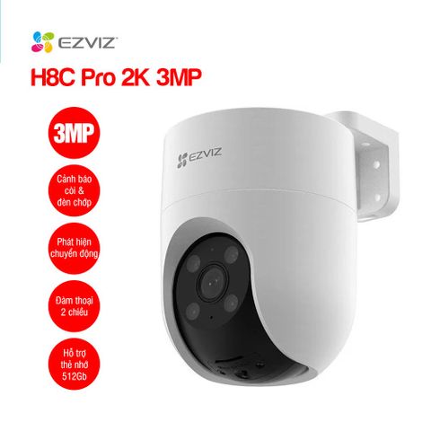 EZVIZ H8C 3MP - Bảo vệ ngôi nhà của bạn với tầm nhìn 360 độ sắc nét