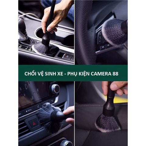 Chổi lông siêu mềm vệ sinh lau bụi khe kẽ, làm sạch nội thất ô tô, chổi cao cấp vệ sinh bụi laptop, máy tính, bàn phím