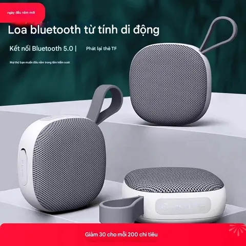 Loa Haouye Gray có khe gắn thẻ nhớ hỗ trợ Bluetooth 5.0 bảo hành 12 tháng