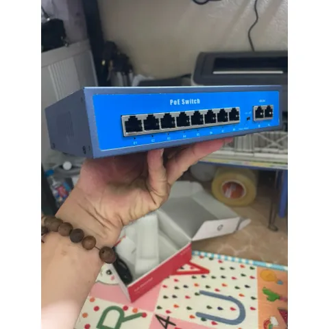Switch PoE 8 Port + 2 Uplink Gigabit 120W Linkff – Cấp Nguồn Camera IP, AP Wifi, Hỗ Trợ AI PoE