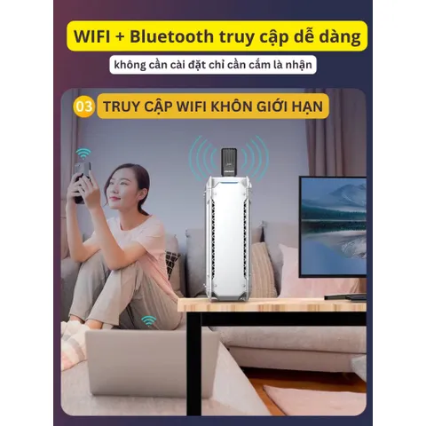 USB WiFi 6, Bluetooth 5.3, COMFAST CF-943AX, USB WiFi, adapter không dây