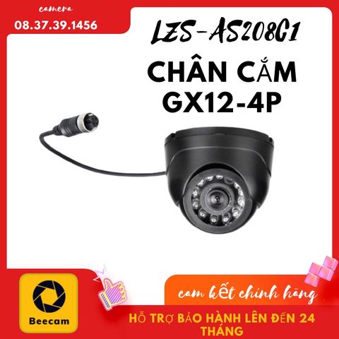 Camera giám sát AHD LZS-AS208C1, chân cắm GX12-4P, không led, chuẩn nghị định 10, dùng cho đầu viettel,navicom,minhnhat