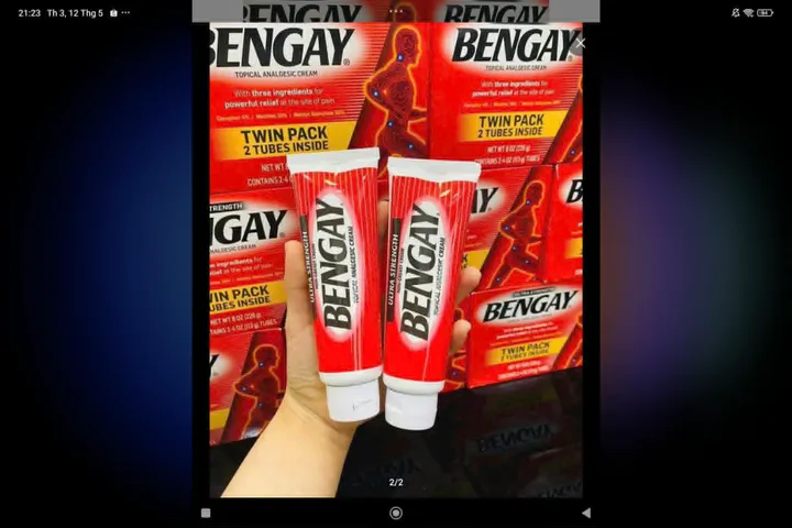 Kem xoa bóp giảm đau Bengay Ultra Strength . 226g của Mỹ