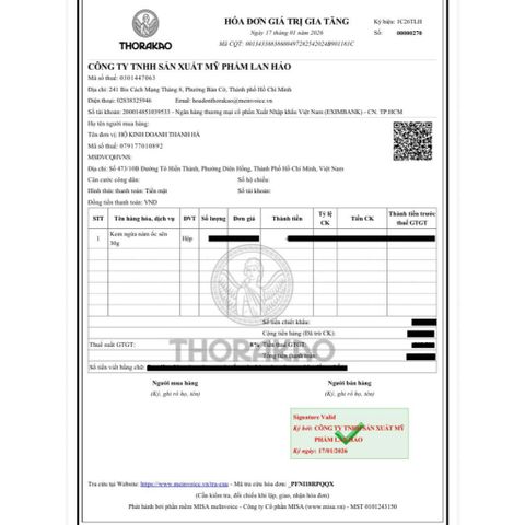 Kem Nám Ốc Sên Thorakao 30G Giúp Cải Thiện Làn Da Bị Nám Chính Hãng