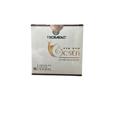 Kem Nám Ốc Sên Thorakao 30G Giúp Cải Thiện Làn Da Bị Nám Chính Hãng