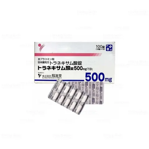 Viên Uống Dưỡng Trắng Da Hỗ Trợ Giảm Nám Transamin 500mg Hộp 100 Viên - Hàng Nhật nội địa